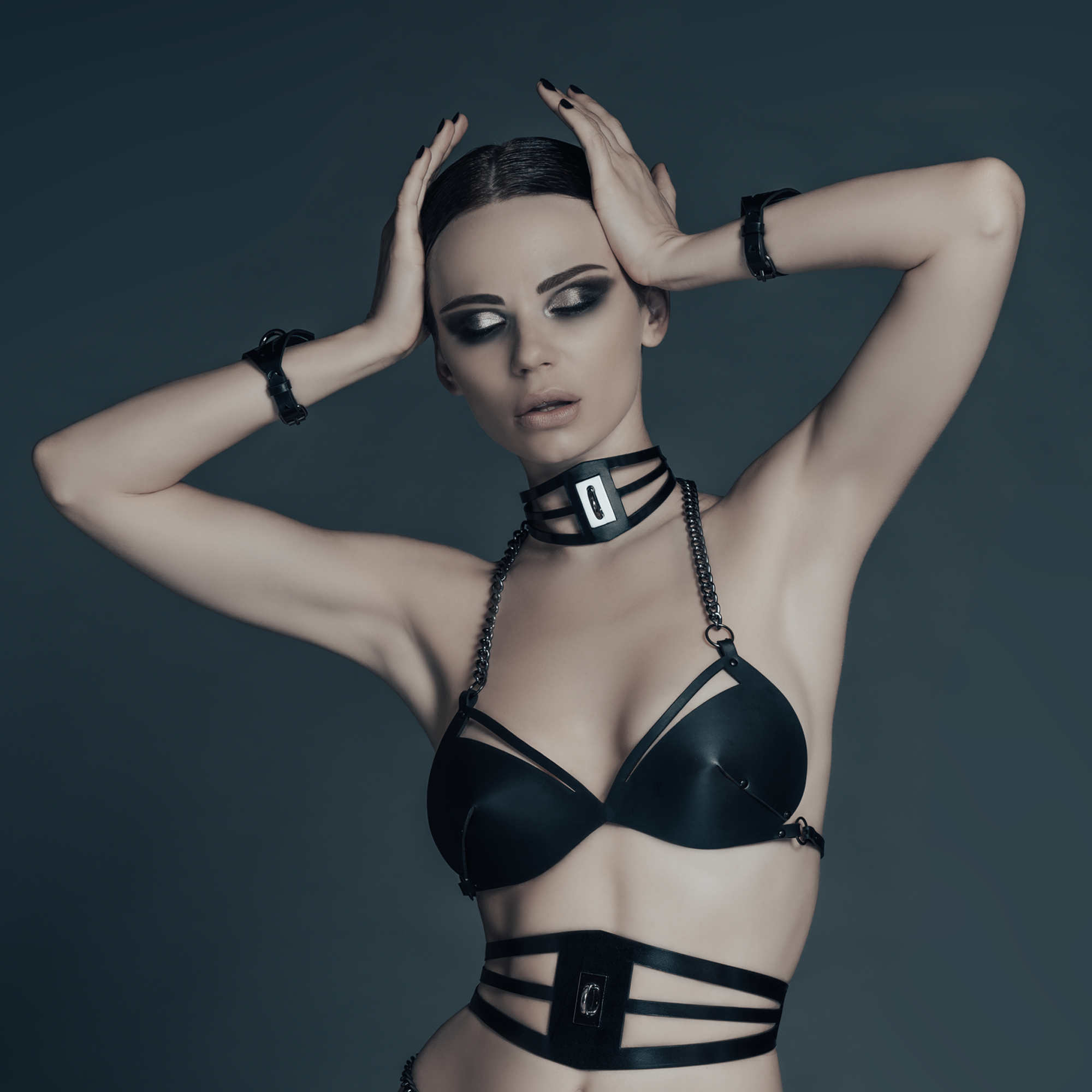 German lingerie, harness lingerie, bras and chokers