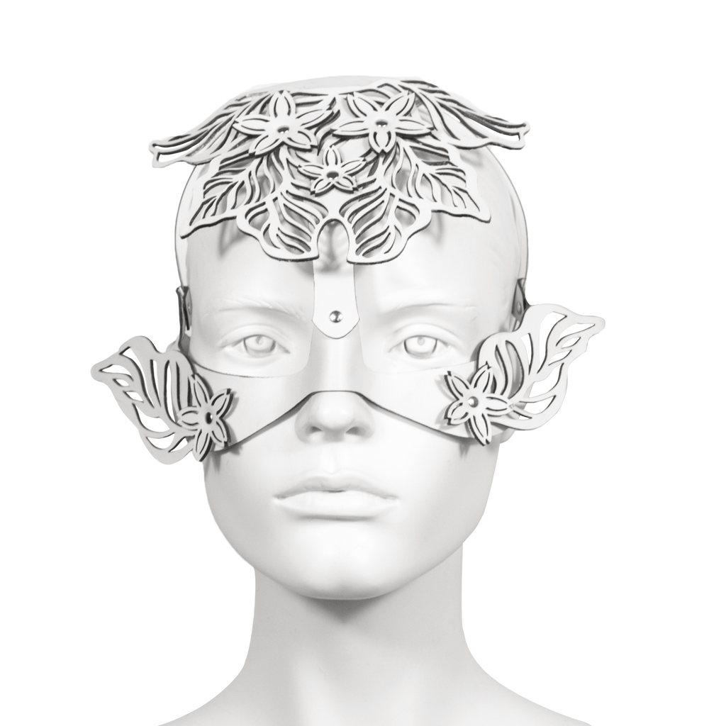 White flowers mask; Blasted Skin